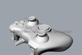 XBOX手柄含结构素材-3D模型下载