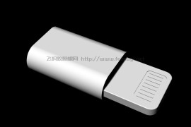 lighting苹果转接头.zip-3D模型素材免费下载