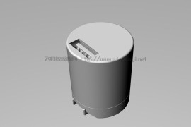 usb充电器-3D模型素材下载 