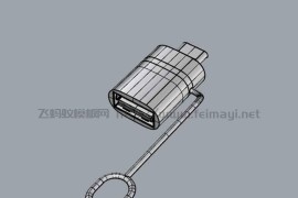 转接头type c to usb模型下载