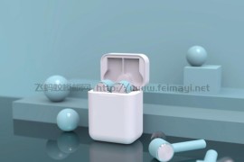 小米耳机-外观模型素材-3D模型下载 