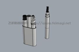 数据线结构01外观模型素材-3D模型下载 