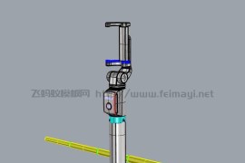 华为自拍杆模型素材-3D模型下载