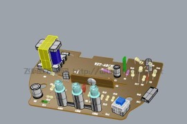 电子元件模型素材-3D模型下载 