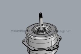 风扇电机马达模型素材-3D模型下载